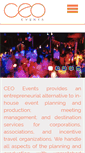 Mobile Screenshot of ceo-events.com