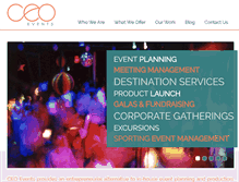 Tablet Screenshot of ceo-events.com